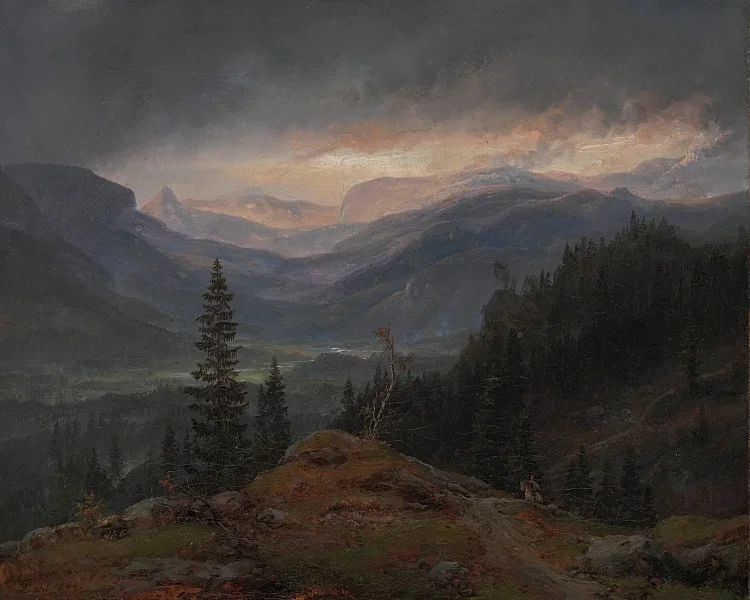 Blick über Hallingdal - 1844