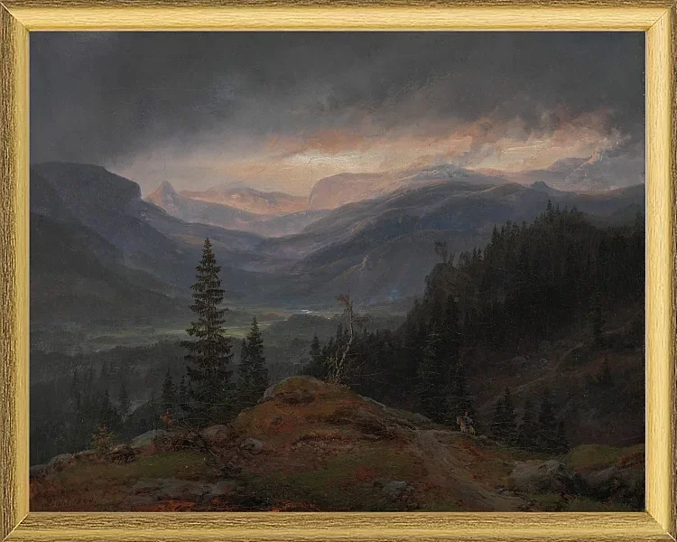Blick über Hallingdal - 1844
