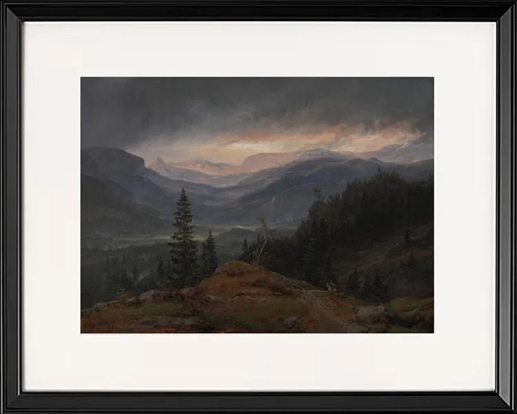 Blick über Hallingdal - 1844