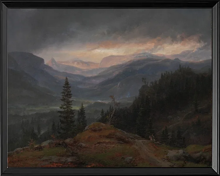 Blick über Hallingdal - 1844