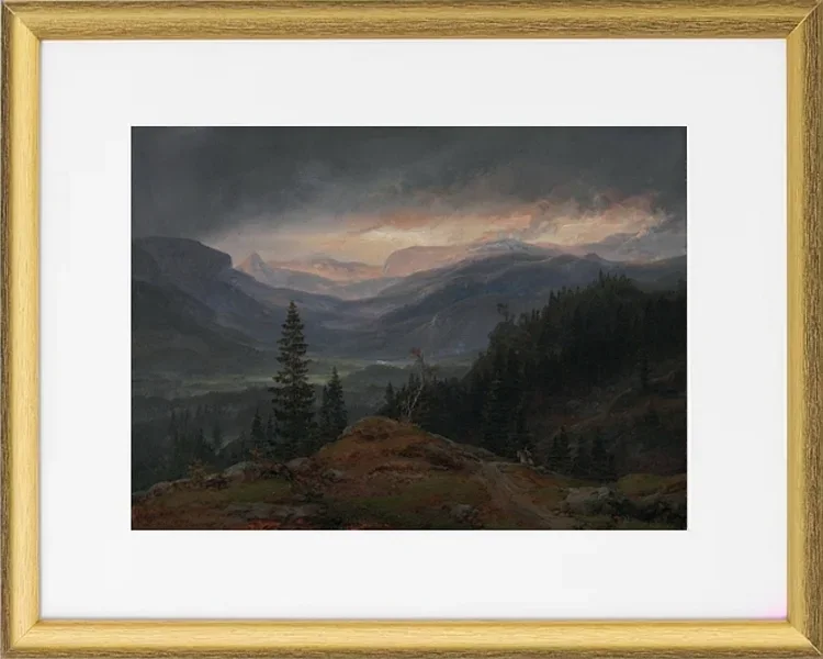 Blick über Hallingdal - 1844