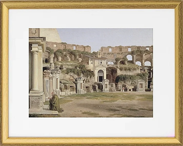 Blick ins Innere des Kolosseums - 1816