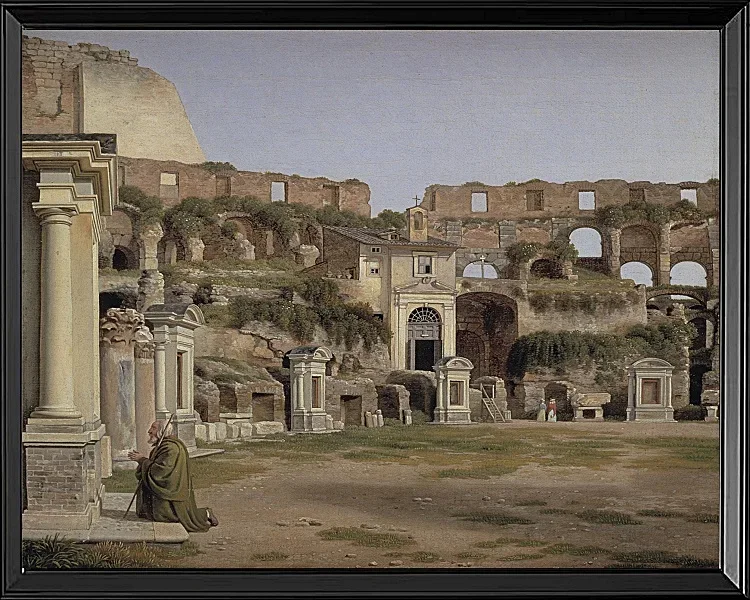 Blick ins Innere des Kolosseums - 1816