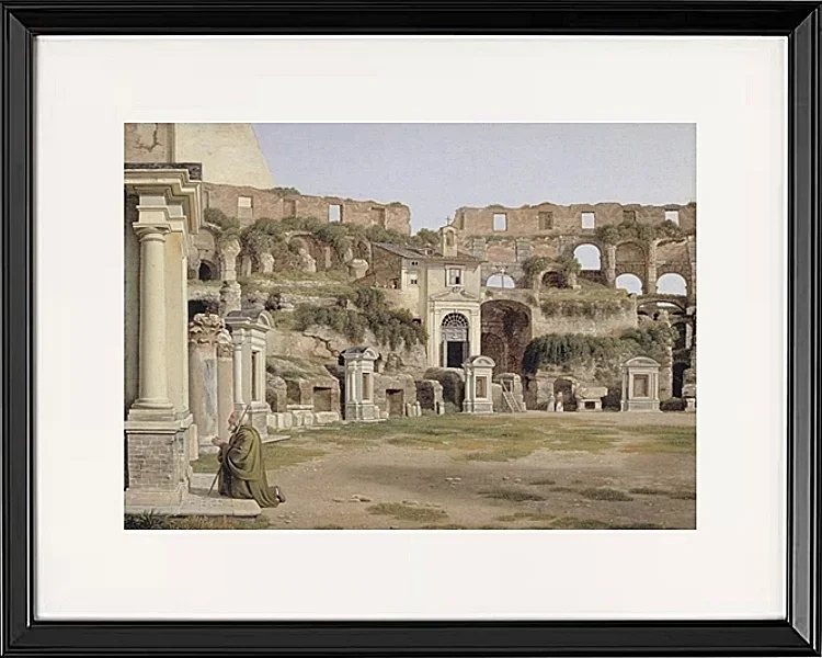 Blick ins Innere des Kolosseums - 1816