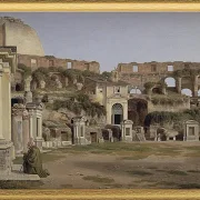 Blick ins Innere des Kolosseums - 1816