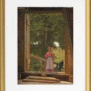 Blick vom Dachboden des Getreidelagers in der Bäckerei – 1831