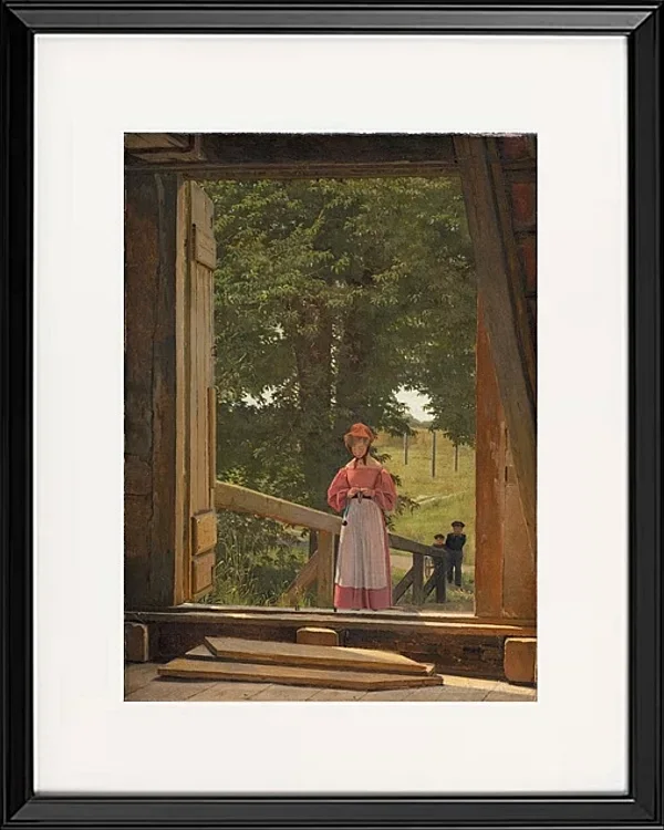 Blick vom Dachboden des Getreidelagers in der Bäckerei – 1831