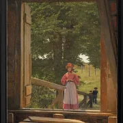 Blick vom Dachboden des Getreidelagers in der Bäckerei – 1831