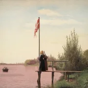 Udsigt fra dosseringen Nørrebro - 1838