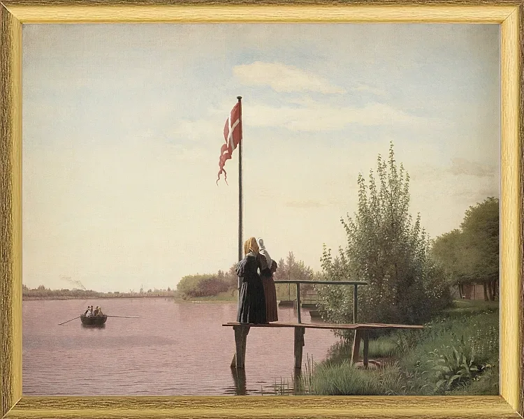 Udsigt fra dosseringen Nørrebro - 1838