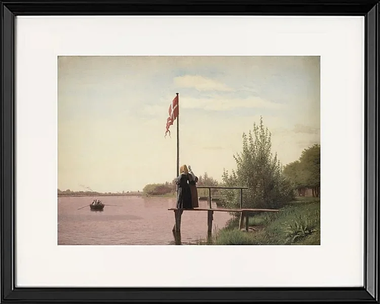 Udsigt fra dosseringen Nørrebro - 1838