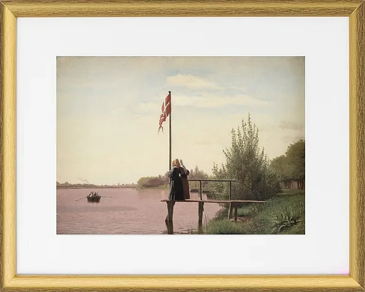 Udsigt fra dosseringen Nørrebro - 1838