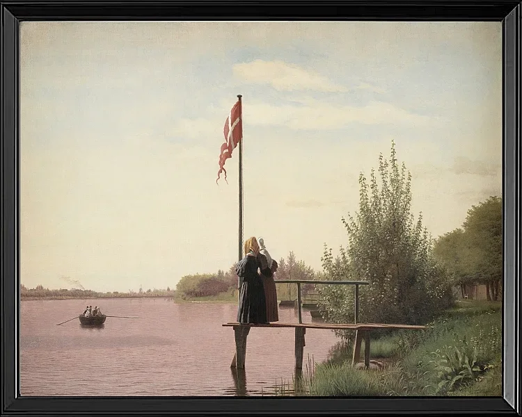 Udsigt fra dosseringen Nørrebro - 1838