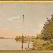 Blick von Dosseringen in der Nähe des Sortedam Lake Lookin – 1838