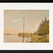 Blick von Dosseringen in der Nähe des Sortedam Lake Lookin – 1838