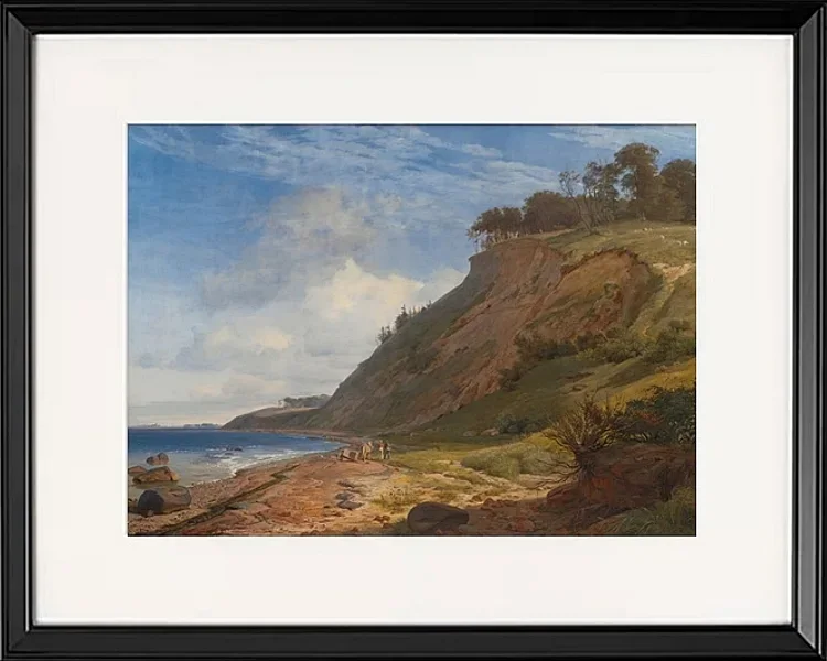 Blick von Kitnæs auf den Roskilde-Fjord – 1836