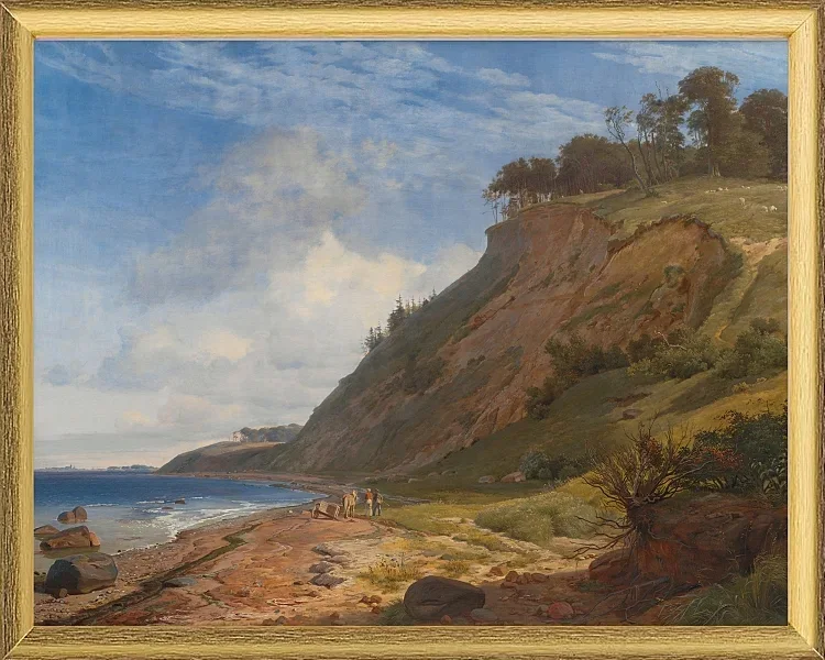Blick von Kitnæs auf den Roskilde-Fjord – 1836
