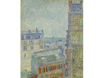 Blick von Theos Wohnung - 1890