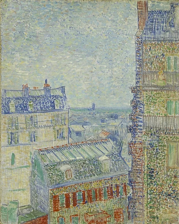 Blick von Theos Wohnung - 1890