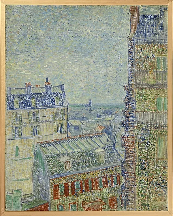 Blick von Theos Wohnung - 1890