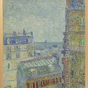 Blick von Theos Wohnung - 1890
