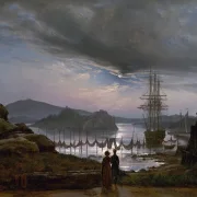 Blick von Vaekero bei Christiania - 1827