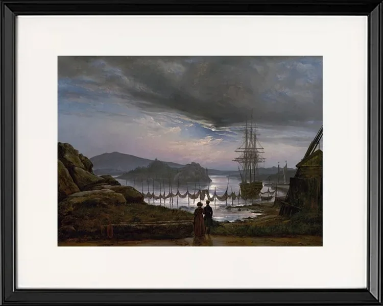 Blick von Vaekero bei Christiania - 1827