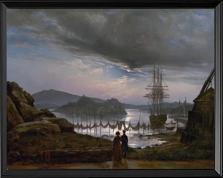 Blick von Vaekero bei Christiania - 1827