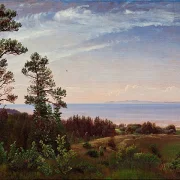 Blick von der Nordküste Seelands über Kattegat und Kullabe – 1832