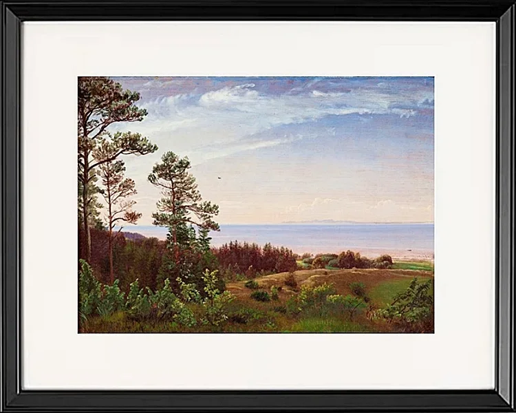 Blick von der Nordküste Seelands über Kattegat und Kullabe – 1832