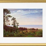 Blick von der Nordküste Seelands über Kattegat und Kullabe – 1832