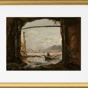 Udsigt fra en grotte ved Posillipo - 1820