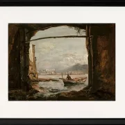 Udsigt fra en grotte ved Posillipo - 1820