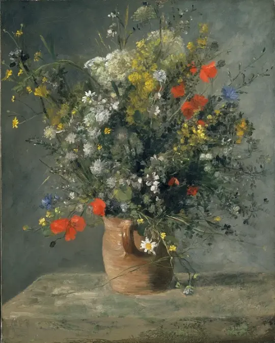 Blumen in einer Vase – 1866