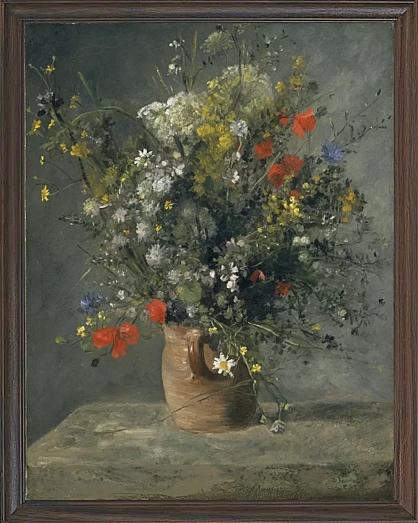 Blumen in einer Vase – 1866