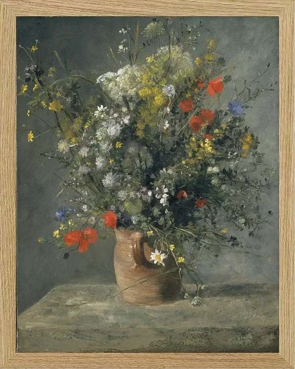 Blumen in einer Vase – 1866