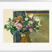 Blomster i en rød vase - 1880