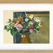 Blomster i en rød vase - 1880