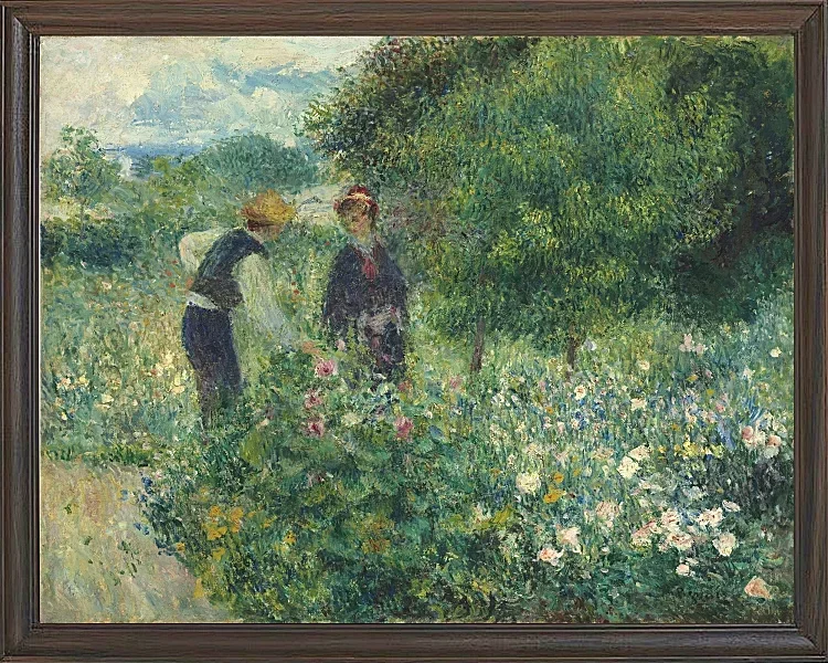 Blumen pflücken - 1875