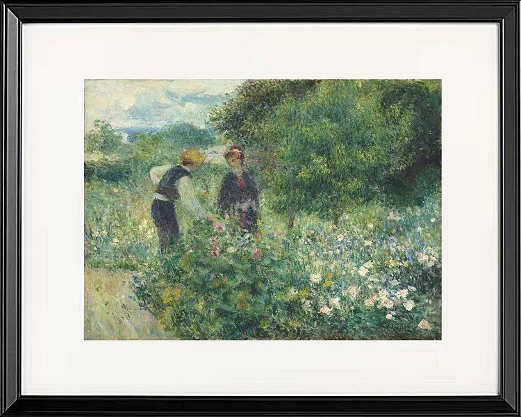 Blumen pflücken - 1875