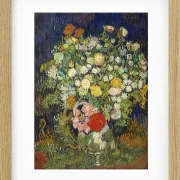 Buket blomster i en vase - 1890
