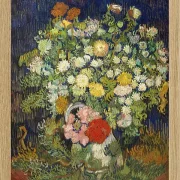 Buket blomster i en vase - 1890