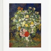 Buket blomster i en vase - 1890