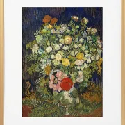Buket blomster i en vase - 1890