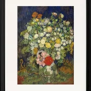 Buket blomster i en vase - 1890