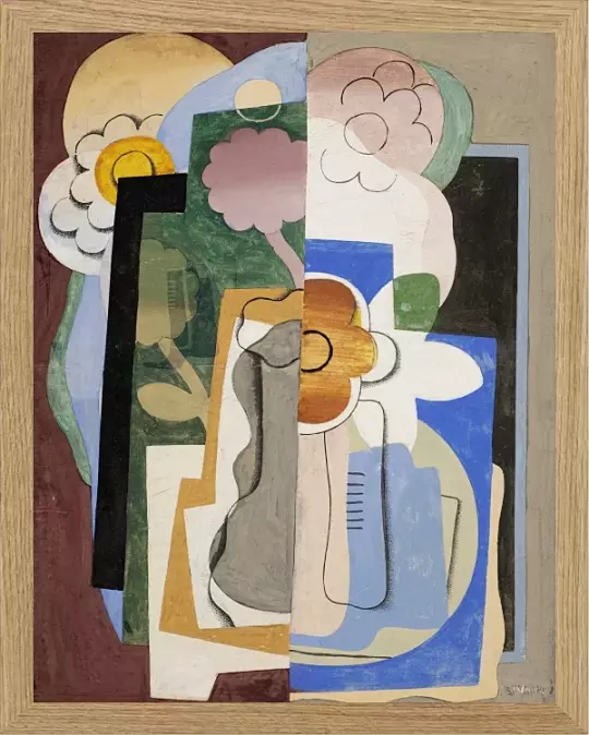 Vase med blomster - 1922