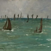 Boote in Berck sur Mer - 1873