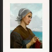 Bretonische Strickerin – 1871