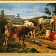 Brüllende Kühe am Zauntor – 1847