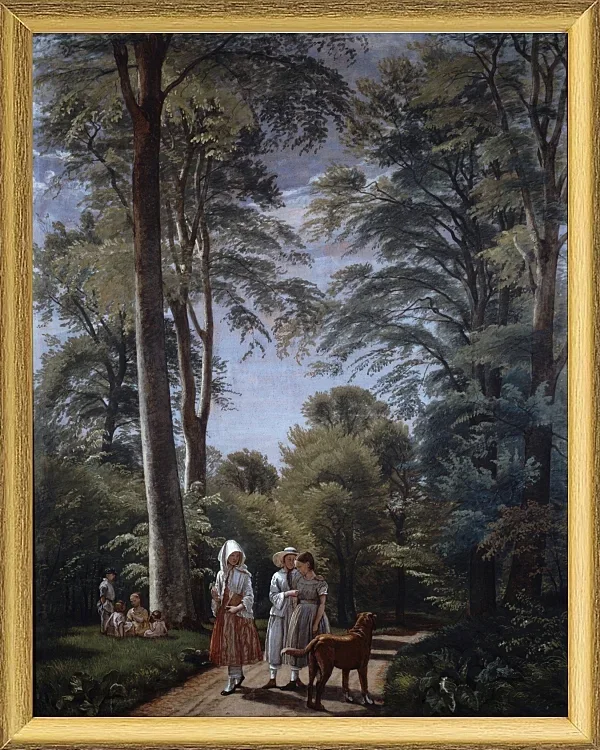 Buchenwald im Mai - 1856